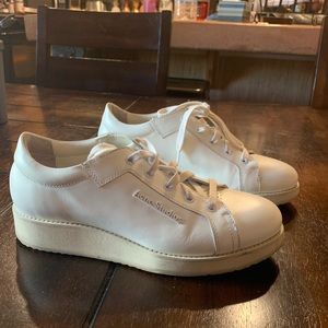 Acne Studios White Platform Sneakers